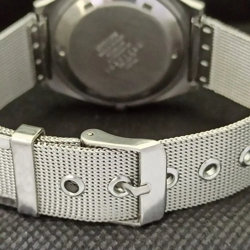 Vintage 1972 Citizen Automatic Mens Silver Watch W/daydate & White accents - Picture 6 of 12
